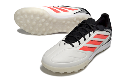 Men's Adidas Copa Gloro 2 TF Artificial Turf Low-Tops Football Shoes - White/Red/Black