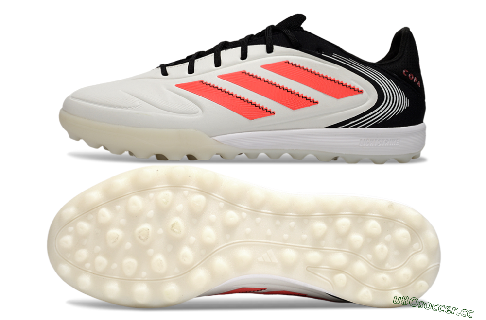 Men's Adidas Copa Gloro 2 TF Artificial Turf Low-Tops Football Shoes - White/Red/Black 1