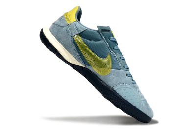 Men's Nike Street Gato IC Indoor & Futsal Low-Tops Football Shoes - Blue/Yellow