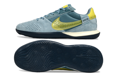 Men's Nike Street Gato IC Indoor & Futsal Low-Tops Football Shoes - Blue/Yellow