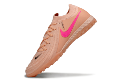 Men's Nike Phantom GX 2 Elite TF Artificial Turf Low-Tops Football Shoes - Pink/Black