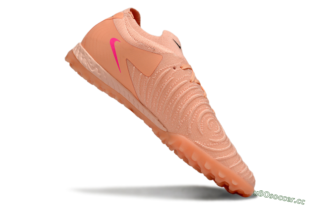Men's Nike Phantom GX 2 Elite TF Artificial Turf Low-Tops Football Shoes - Pink/Black 4