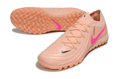 Men's Nike Phantom GX 2 Elite TF Artificial Turf Low-Tops Football Shoes - Pink/Black
