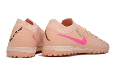 Men's Nike Phantom GX 2 Elite TF Artificial Turf Low-Tops Football Shoes - Pink/Black