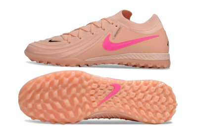 Men's Nike Phantom GX 2 Elite TF Artificial Turf Low-Tops Football Shoes - Pink/Black