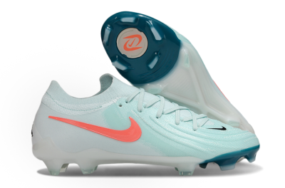 Men's Nike Phantom GX 2 Elite FG Firm Ground Low-Tops Football Boots - Jade/Red/Black