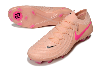 Men's Nike Phantom GX 2 Elite FG Firm Ground Low-Tops Football Boots - Pink/Black