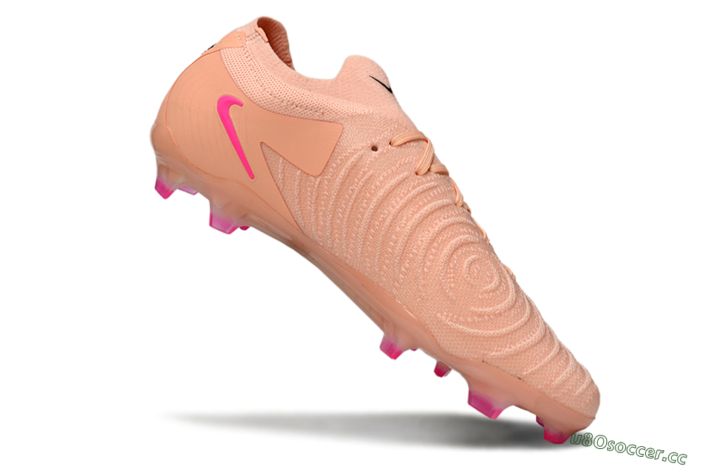 Men's Nike Phantom GX 2 Elite FG Firm Ground Low-Tops Football Boots - Pink/Black 4