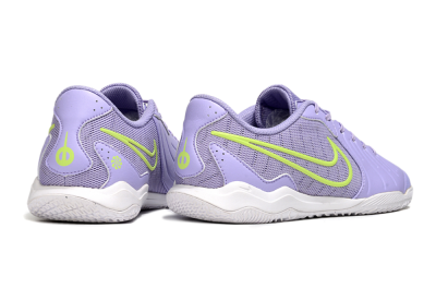 Men's Nike Tiempo Legend 10 Academy IC Indoor & Futsal Low-Tops Football Shoes - Purple/Yellow