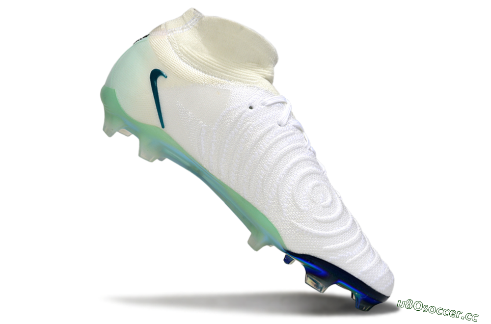 Men's Nike Phantom Luna Elite NU FG Firm Ground Low-Tops Football Boots - White/Black/Jade 4