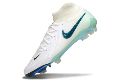 Men's Nike Phantom Luna Elite NU FG Firm Ground Low-Tops Football Boots - White/Black/Jade