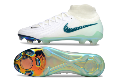 Men's Nike Phantom Luna Elite NU FG Firm Ground Low-Tops Football Boots - White/Black/Jade