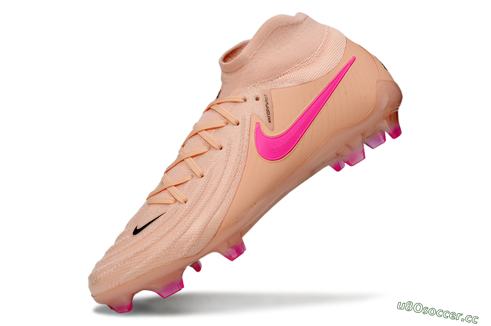 Men's Nike Phantom Luna Elite NU FG Firm Ground Low-Tops Football Boots - Pink/Black 5