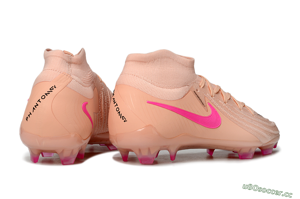 Men's Nike Phantom Luna Elite NU FG Firm Ground Low-Tops Football Boots - Pink/Black 6