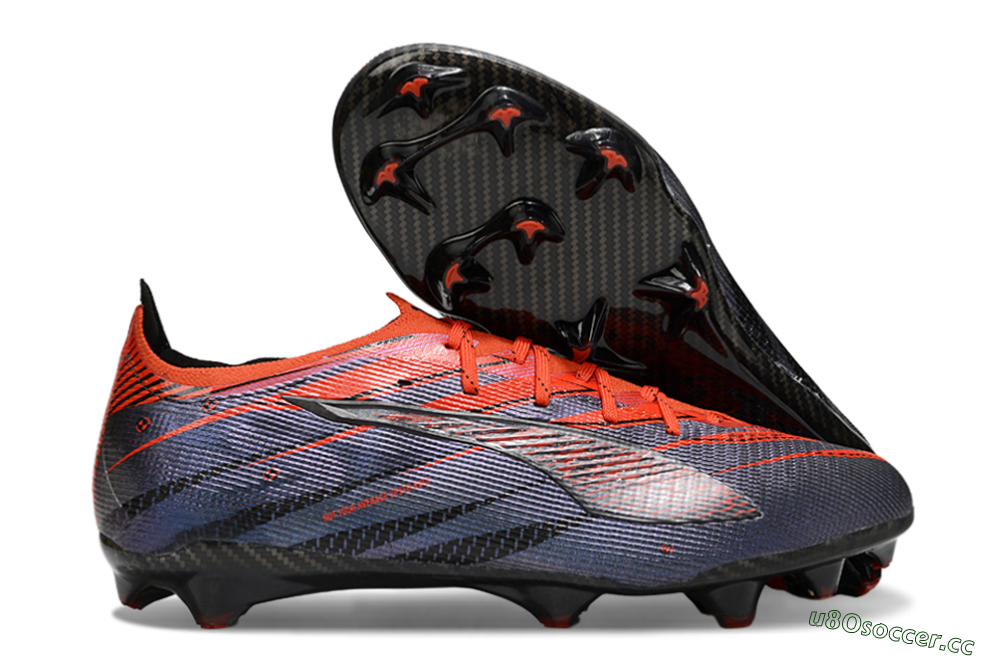 Men's Puma Ultra 5 Ultimate FG Firm Ground Low-Tops Football Boots - Blue/Black/Red 2