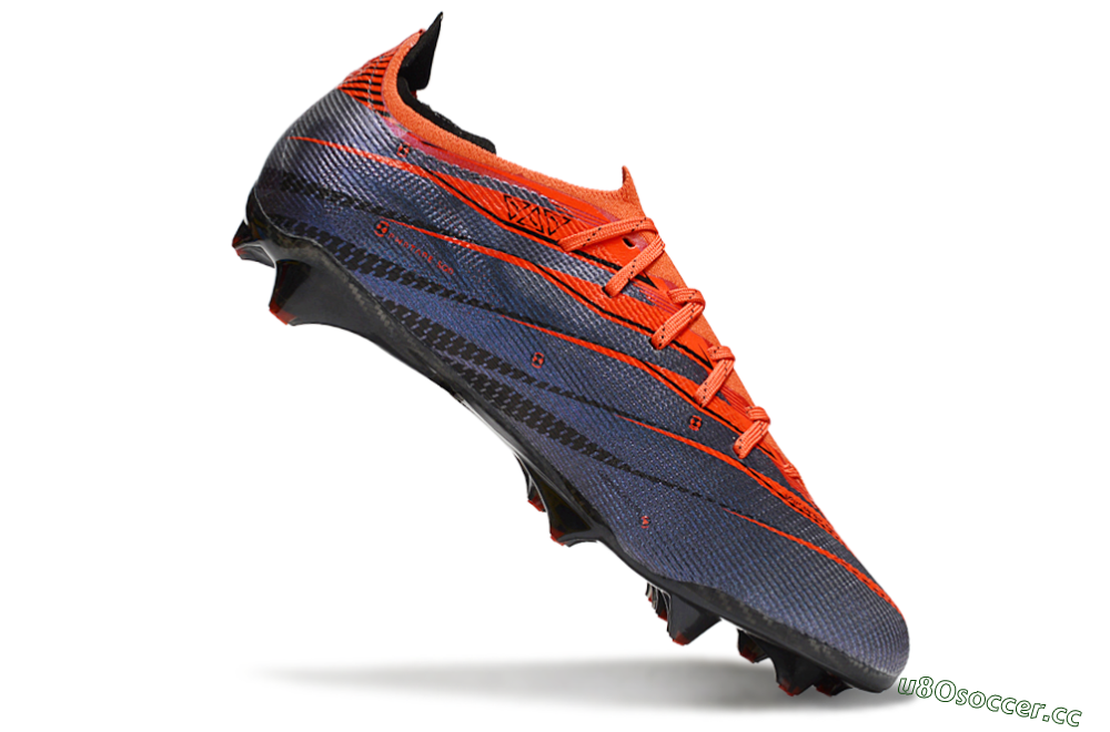 Men's Puma Ultra 5 Ultimate FG Firm Ground Low-Tops Football Boots - Blue/Black/Red 4