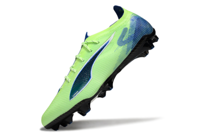 Men's Puma Ultra 5 Ultimate FG Firm Ground Low-Tops Football Boots - Yellow/Blue/White