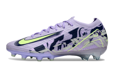 Men's Nike Air Zoom Mercurial Vapor 16 Elite AG Artificial Grass Low-Tops Football Boots - Purple/Black/Yellow