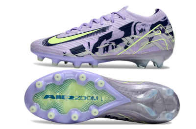 Men's Nike Air Zoom Mercurial Vapor 16 Elite AG Artificial Grass Low-Tops Football Boots - Purple/Black/Yellow