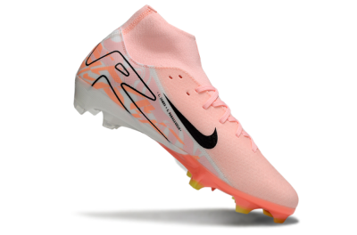 Men's Nike Air Zoom Mercurial Superfly 10 Academy FG Firm Ground High-Tops Football Boots - Pink/Black/Purple