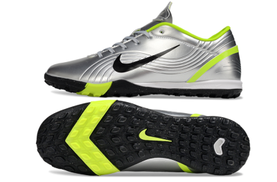 Unisex Nike Air Zoom Mercurial Vapor 16 Academy TF Artificial Turf Low-Tops Football Shoes - Silver/Black/Yellow