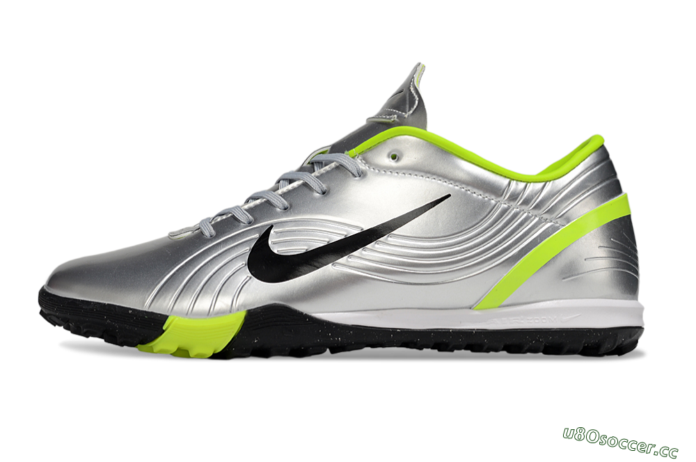 Unisex Nike Air Zoom Mercurial Vapor 16 Academy TF Artificial Turf Low-Tops Football Shoes - Silver/Black/Yellow 0
