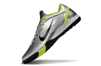 Unisex Nike Air Zoom Mercurial Vapor 16 Academy TF Artificial Turf Low-Tops Football Shoes - Silver/Black/Yellow