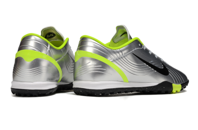 Unisex Nike Air Zoom Mercurial Vapor 16 Academy TF Artificial Turf Low-Tops Football Shoes - Silver/Black/Yellow