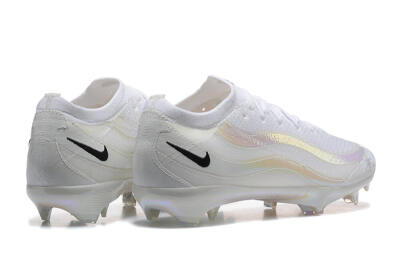 Men's Nike Air Zoom Mercurial Vapor 16 Elite FG Firm Ground Low-Tops Football Boots - White/Black