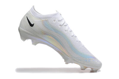 Men's Nike Air Zoom Mercurial Vapor 16 Elite FG Firm Ground Low-Tops Football Boots - White/Black