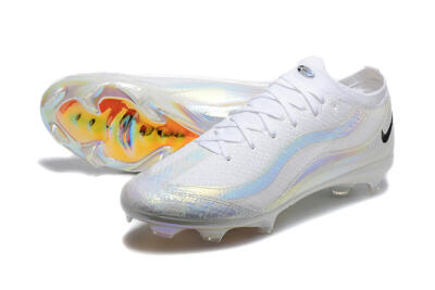 Men's Nike Air Zoom Mercurial Vapor 16 Elite FG Firm Ground Low-Tops Football Boots - White/Black
