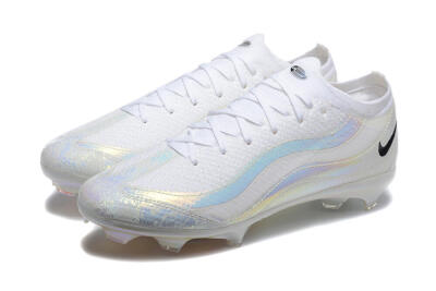 Men's Nike Air Zoom Mercurial Vapor 16 Elite FG Firm Ground Low-Tops Football Boots - White/Black