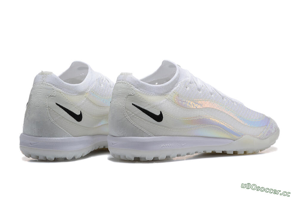 Men's Nike Air Zoom Mercurial Vapor 16 Elite TF Artificial Turf Low-Tops Football Shoes - White/Black 9