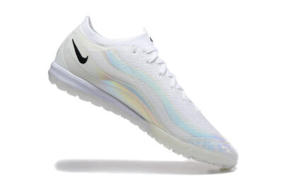 Men's Nike Air Zoom Mercurial Vapor 16 Elite TF Artificial Turf Low-Tops Football Shoes - White/Black