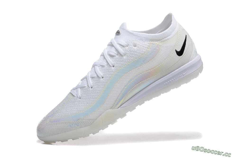 Men's Nike Air Zoom Mercurial Vapor 16 Elite TF Artificial Turf Low-Tops Football Shoes - White/Black 8