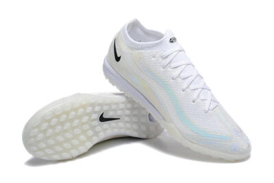 Men's Nike Air Zoom Mercurial Vapor 16 Elite TF Artificial Turf Low-Tops Football Shoes - White/Black