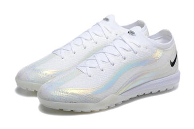 Men's Nike Air Zoom Mercurial Vapor 16 Elite TF Artificial Turf Low-Tops Football Shoes - White/Black