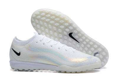 Men's Nike Air Zoom Mercurial Vapor 16 Elite TF Artificial Turf Low-Tops Football Shoes - White/Black