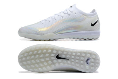 Men's Nike Air Zoom Mercurial Vapor 16 Elite TF Artificial Turf Low-Tops Football Shoes - White/Black
