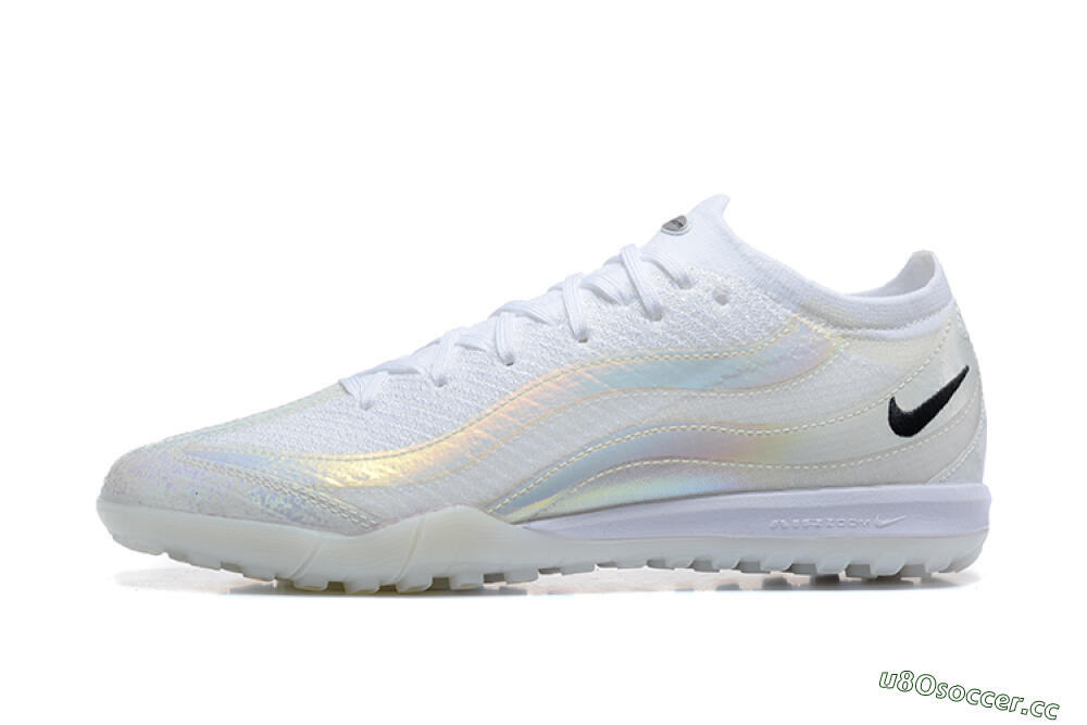 Men's Nike Air Zoom Mercurial Vapor 16 Elite TF Artificial Turf Low-Tops Football Shoes - White/Black 0