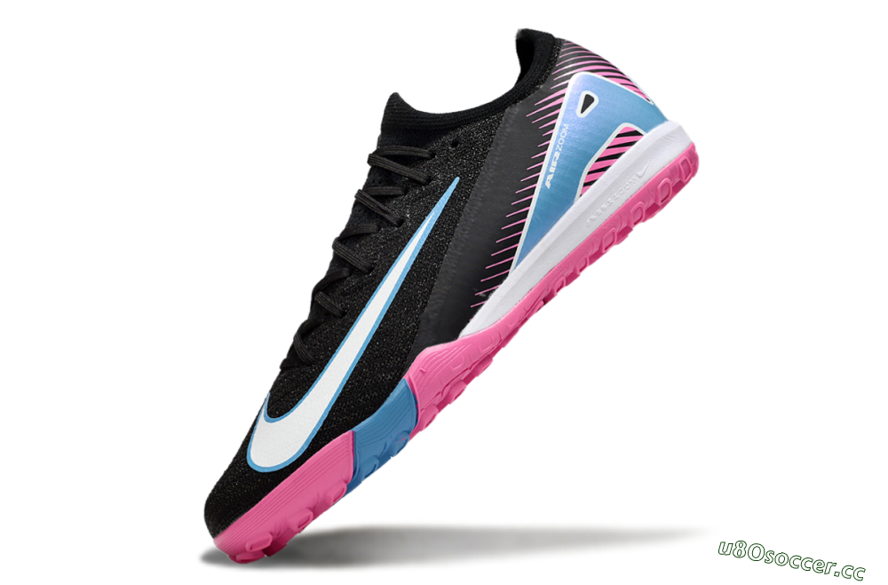 Unisex Nike Air Zoom Mercurial Vapor 16 Elite TF Artificial Turf Low-Tops Football Shoes - Black/White/Jade 5