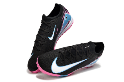 Unisex Nike Air Zoom Mercurial Vapor 16 Elite TF Artificial Turf Low-Tops Football Shoes - Black/White/Jade