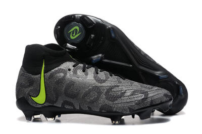 Men's Nike Phantom Luna Elite FG Firm Ground High-Tops Football Boots - Black/Yellow