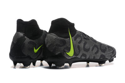 Men's Nike Phantom Luna Elite FG Firm Ground High-Tops Football Boots - Black/Yellow
