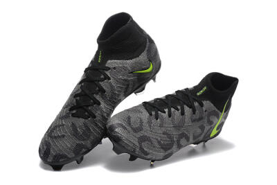 Men's Nike Phantom Luna Elite FG Firm Ground High-Tops Football Boots - Black/Yellow