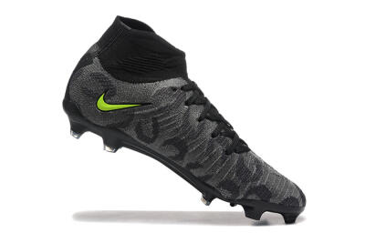 Men's Nike Phantom Luna Elite FG Firm Ground High-Tops Football Boots - Black/Yellow