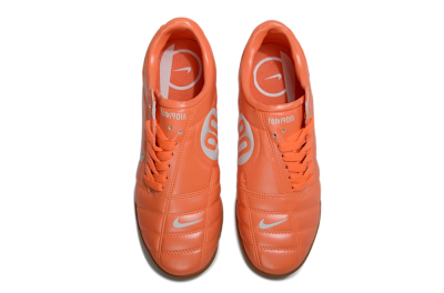 Men's Nike Total 90 III TF Artificial Turf Low-Tops Football Shoes - Orange/White