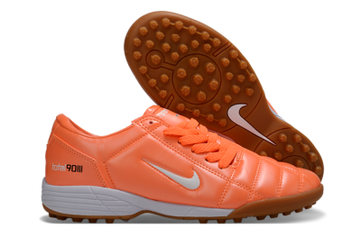 Men's Nike Total 90 III TF Artificial Turf Low-Tops Football Shoes - Orange/White