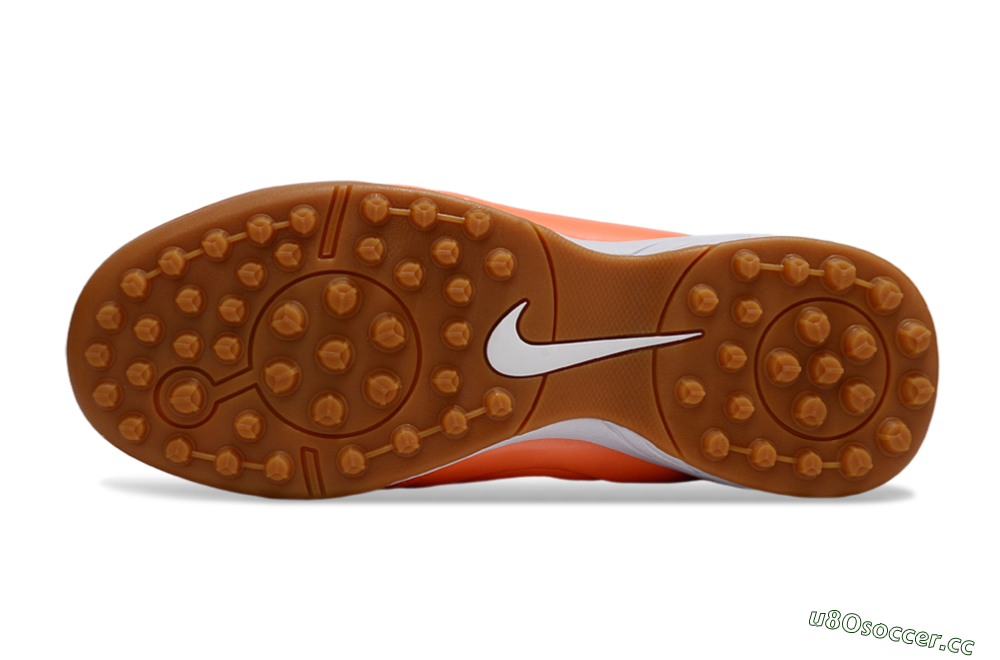 Men's Nike Total 90 III TF Artificial Turf Low-Tops Football Shoes - Orange/White 6