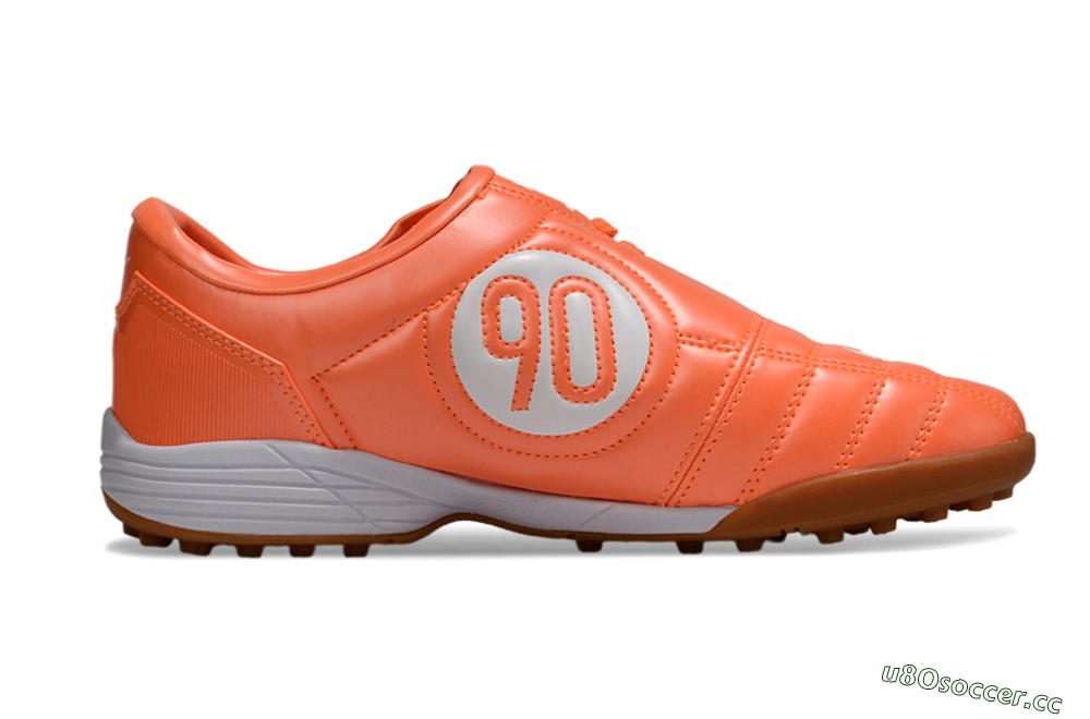 Men's Nike Total 90 III TF Artificial Turf Low-Tops Football Shoes - Orange/White 7